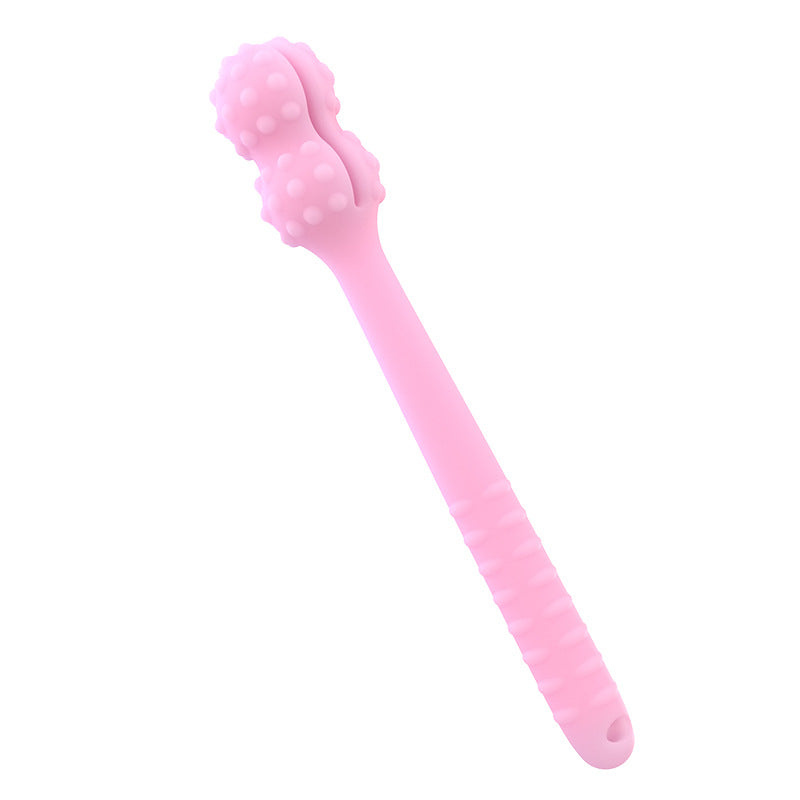 Silicone ultra-durable massage hammer that beats the meridians and back hammer, neck, shoulder and leg artifact, back stick manual hammer
